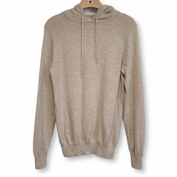 Suitsupply Beige Cashmere Hoodie M 